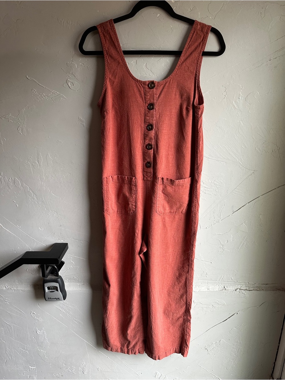 Marine Layer Terracotta Utility Jumpsuit Overalls Workwear Coastal Boho XS